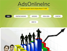 Tablet Screenshot of adsonlineinc.com